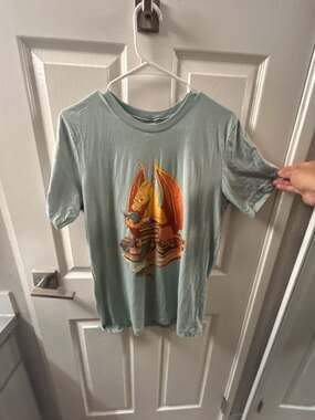 Bella+Canvas Dragon Reading Books Graphic T-Shirt
